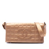 Chanel CC Chocolate Bar Metallic Lambskin Shoulder Bag Secondhand