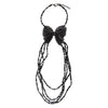 Chanel Black Bow Necklace - 2000s Second hand