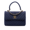 Chanel Small Chevron Jersey Trendy CC Top Handle Flap Secondhand