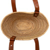 LOEWE Small Raffia Anagram Basket Tote Secondhand