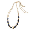 Secondhand Missoni 18k Yellow Gold and Black Bead Statement Necklace - '80s