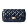 Secondhand Chanel Black Quilted Leather Reissue 2.55 Belt Bag - '10s