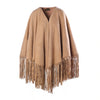 Secondhand Loro Piana Suede Fringe Cape- '00s