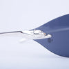 Cartier Panthère Rimless Sunglasses – Blue Gradient Lenses, Silver Panther Detail