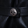 Secondhand Richmond Black Leather Tailored Dress - '10s
