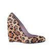 Secondhand Gucci Two-Tone Leopard Print Pony Hair Wedge Pumps - '00s