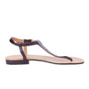 Secondhand Ralph Lauren Collection Crocodile-Embossed Leather T-Bar Sandals - '10s