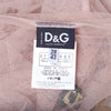 Secondhand Dolce & Gabbana Y2K Sheer Mesh Floral Appliqué Top - '00s