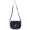 Secondhand Collection Privée Black Crocodile Leather Crossbody Bag - '80s