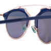 Secondhand Dior Navy Blue/Two Tone DiorSoReal U5WZJ Aviator Sunglasses
