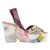 second hand Antonio Marras Wedge Sandals With a Floral Print