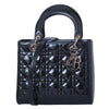 Secondhand Christian Dior Medium Patent Cannage Lady Dior - '10s