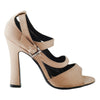 second hand Alberta Ferretti Beige Satin Sandals