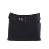 Secondhand Hussein Chalayan Black Utility Belted Mini Skirt - '00s