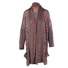 Secondhand Missoni Iconic Multicolor Draped Knit Cardigan -'90s
