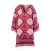 second hand Zimmermann Lola Hooded Fringed Intarsia Cotton-Terry Kaftan