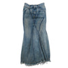 Secondhand Comme des Garçons by Junya Watanabe Man Pink Paneled Mermaid Denim Skirt -'00s