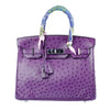 Secondhand Hermès Violet Ostrich Birkin 30 - '10s