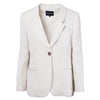 Secondhand Giorgio Armani Beige Textured Blazer - '00s