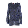 Secondhand Missoni Knit Mini Dress Blue & Silver - '00s