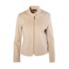 Secondhand La Perla Openspace Beige Virgin Wool & Cashmere Jacket and Skirt Set - '00s