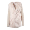 Secondhand On Parle De Vous Nude Fur Jacket - '10s