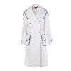 second hand Roberta Di Camerino Nautical Trompe-L'œil Cotton Coat