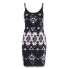 Secondhand Yigal Azrouël Embellished Geometric Bodycon Dress - '10s