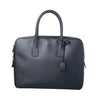 Secondhand Saint Laurent Museum Black Grained Calfskin Leather Briefcase - '20s