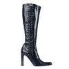 Secondhand Sergio Rossi Knee-high Leather Boots - '10s