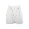 Secondhand Hermès White Calfskin Leather Paperbag Shorts - '20s