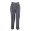 Secondhand Vivienne Westwood Black & White Checked High-Waisted Trousers - '00s