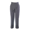 second hand Vivienne Westwood Black & White Checked High-Waisted Trousers