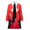 Secondhand Vivetta Red Mini Dress with Decorative Details - '10s