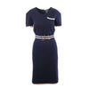 Secondhand Chanel Back Button Knit Dress - '90s