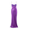 Secondhand Alessandra Rich Purple Women's Long Dress - '10s