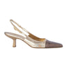 Secondhand Gucci by Tom Ford Gold Leather Tiger Head Sandals - '00s