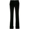 Romeo Gigli Black Cotton Tailored Trousers - 2000s Second hand