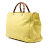 Gucci Large Calfskin Bamboo Shopper Satchel Secondhand