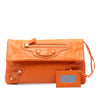 Balenciaga Lambskin Motocross Giant 12 Envelope Clutch Secondhand