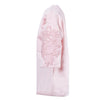 Secondhand Rochas Pink Structured Mini Dress with Floral Embroidery - '10s