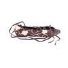 Secondhand Marni Brown and Cream Floral Print Lace-Up Sandals - '10s