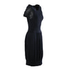 Secondhand Yves Saint Laurent Rive Gauche Black Silk Knit Balloon Dress - '00s