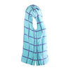 second hand Prada Turquoise Check Silk Sleeveless Shirt – '00s