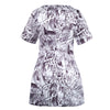 Secondhand Alexander McQueen x Yoshiyasu Tamura Manga Print Mini Dress - '00s