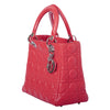 Secondhand Christian Dior Lady Dior Medium Bag Red Lambskin Cannage - '10s