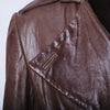 Secondhand Roberto Musso Brown Sheepskin Leather Trench Coat - '00s