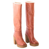Secondhand Prada Brown Leather Knee High Boots - '10s
