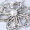 Secondhand Collection Privèe Rosantica Silver Crystal Floral Bag Charm - '20s