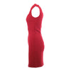 Secondhand Dolce & Gabbana Red Sleeveless Sheath Dress -'00s